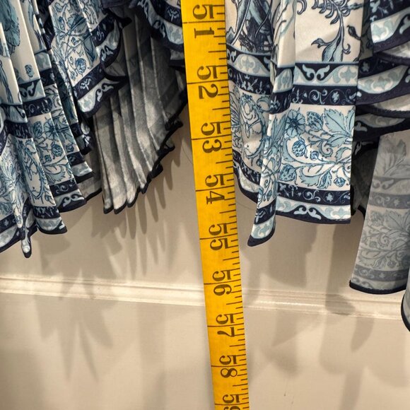 Alice + Olivia Sion Sunburst Maxi Dress Blue - Picture 15 of 15